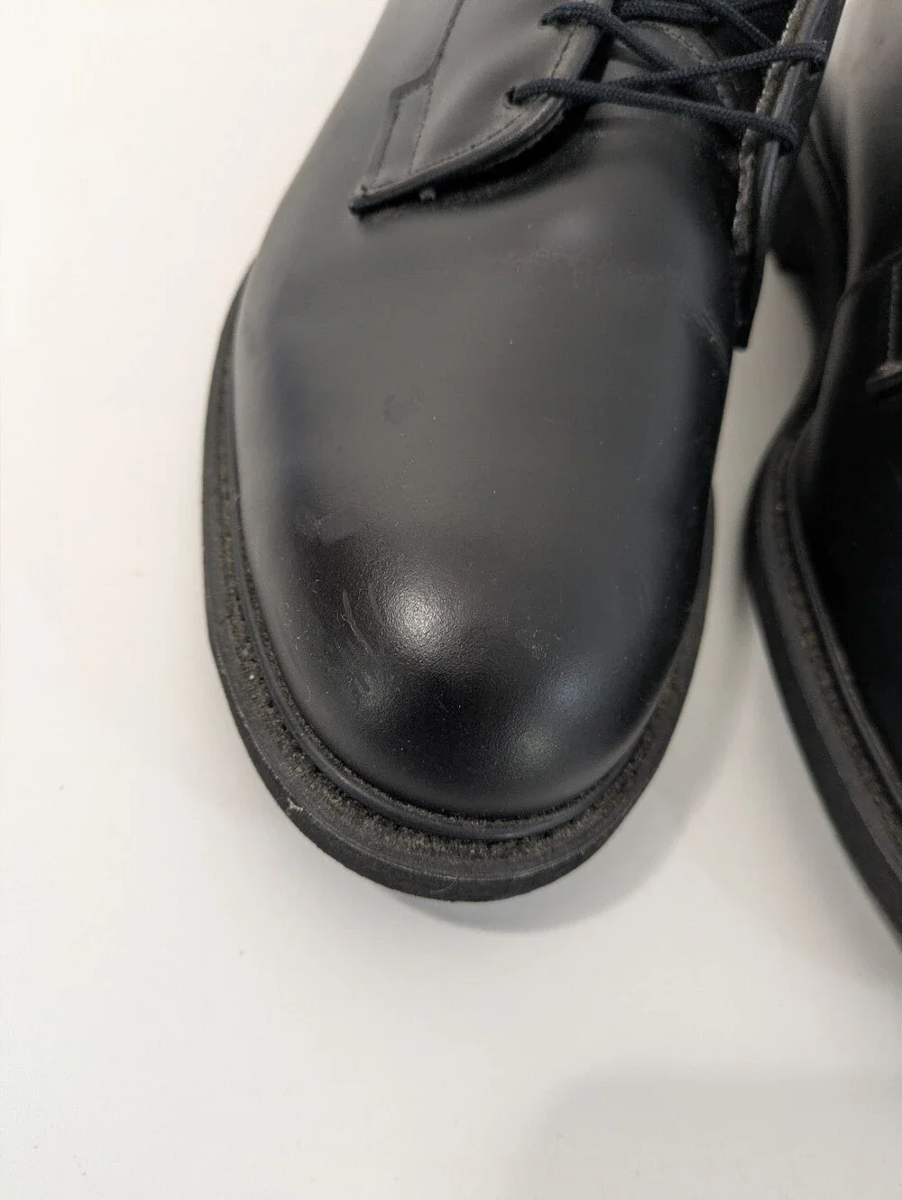 Bates Black Sentry Oxfords - Size 10.5 E - Military Uniform Police Dress Shoes